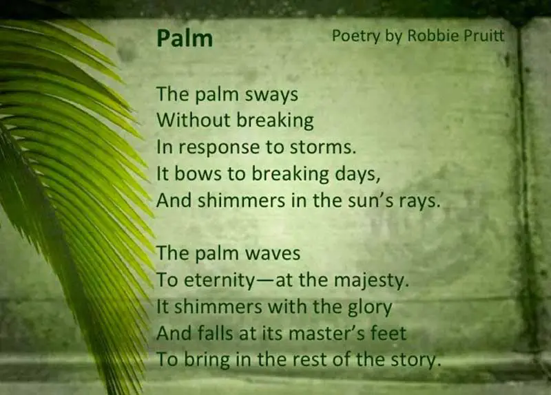 palm sunday poem
