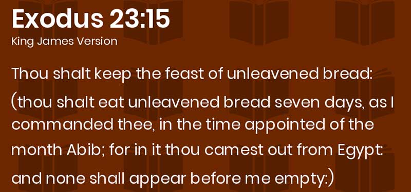 passover bible verses new testament
