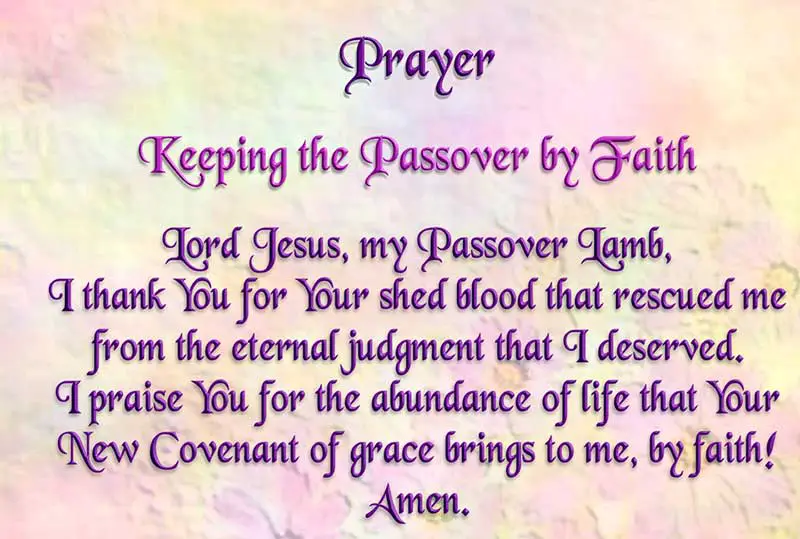 passover prayer