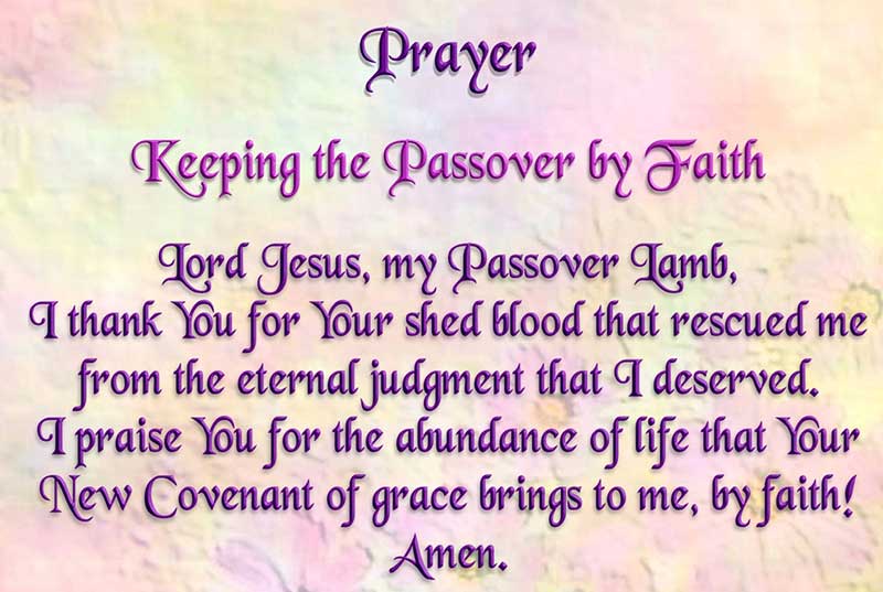 passover short prayer