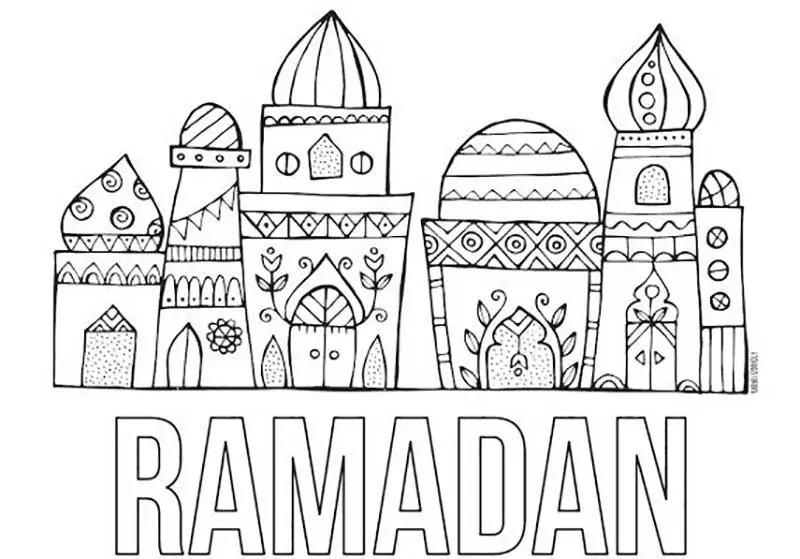 ramadan coloring pages for kids