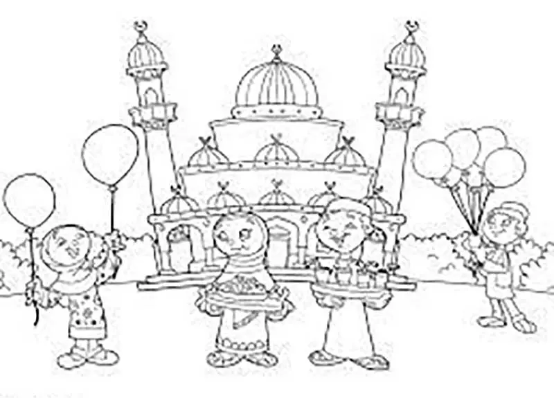 ramadan coloring pages for kids