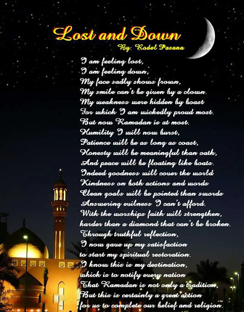 ramadan is here poem