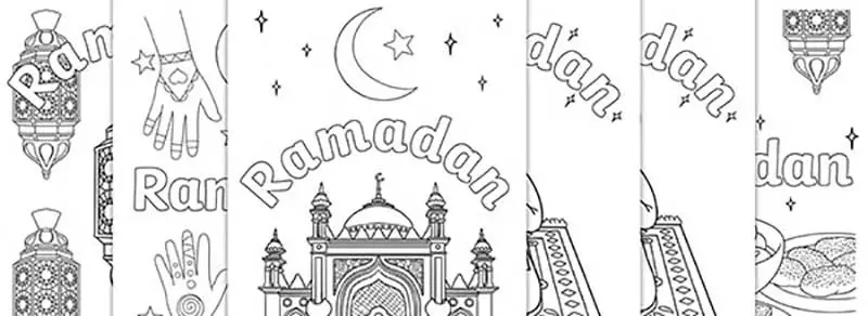 ramadan pictures to colour