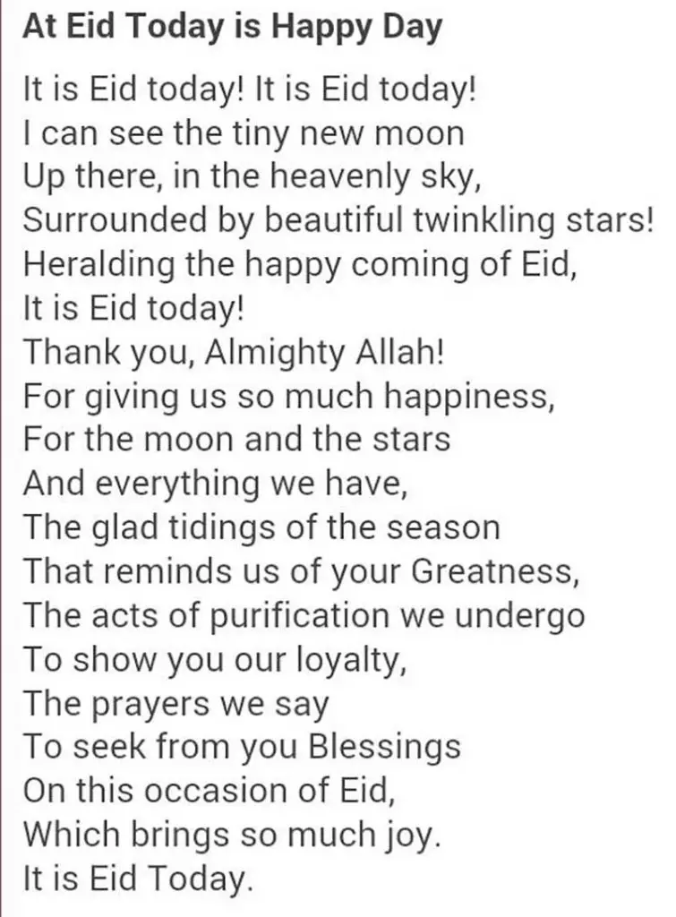 ramadan rhyming poems