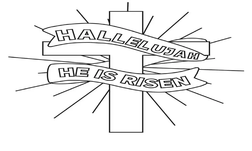 religious sunday school easter coloring pages