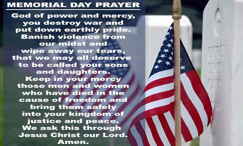 Christian Prayer for Memorial Day