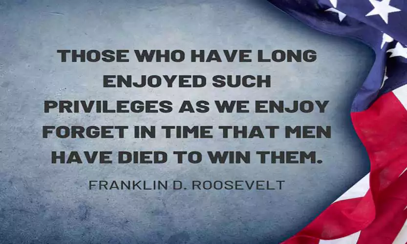 memorial day quotes franklin roosevelt