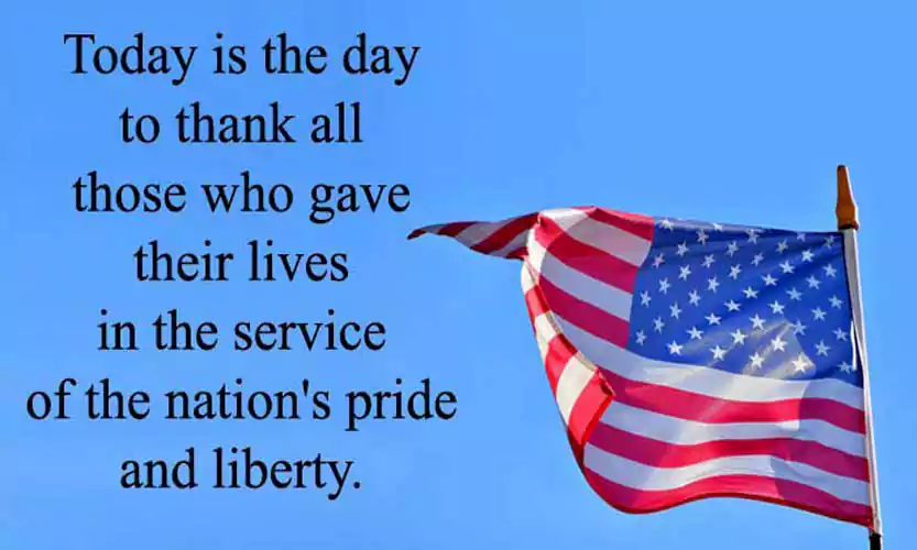 memorial day thank you quotes