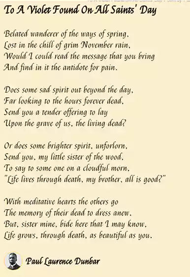 All Saints' Day Poem