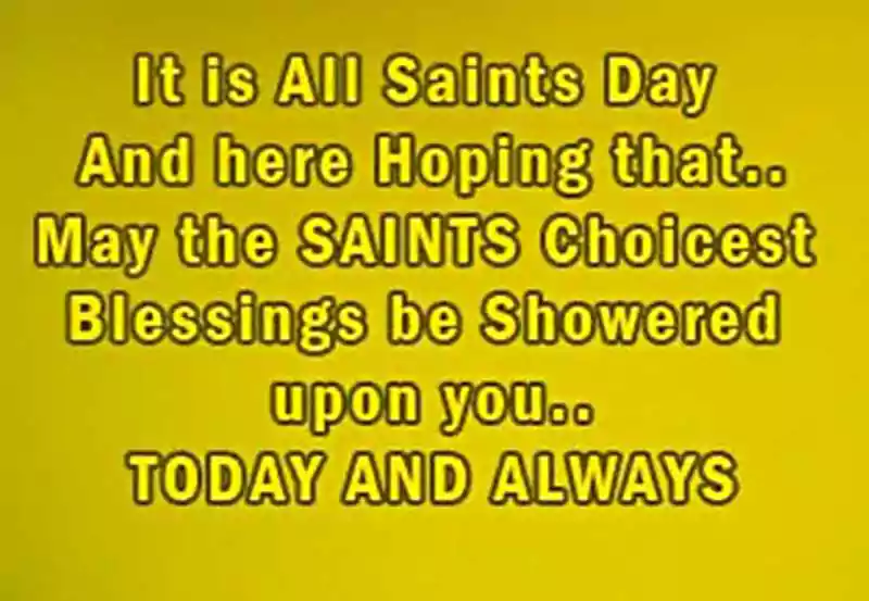 All Saints Day Scripture