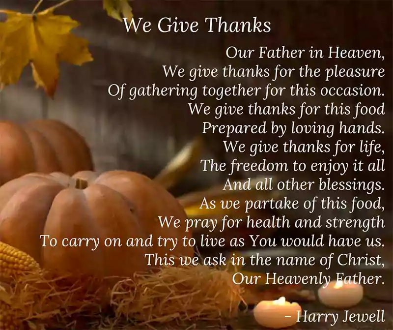 Thanksgiving Prayer Image