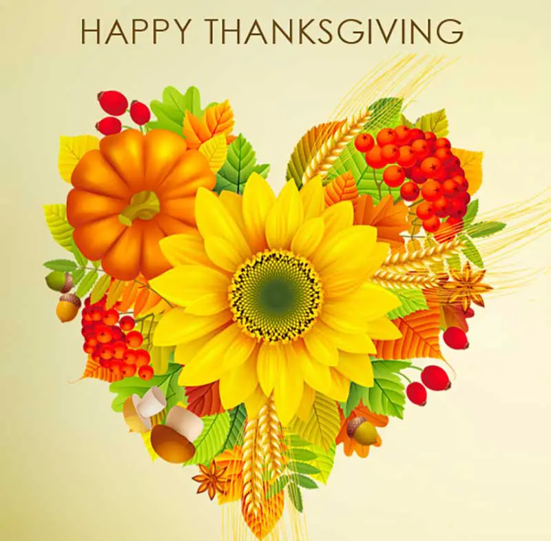 Thanksgiving Wishes Image for Daughter