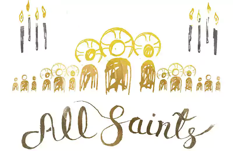 all saints day clipart
