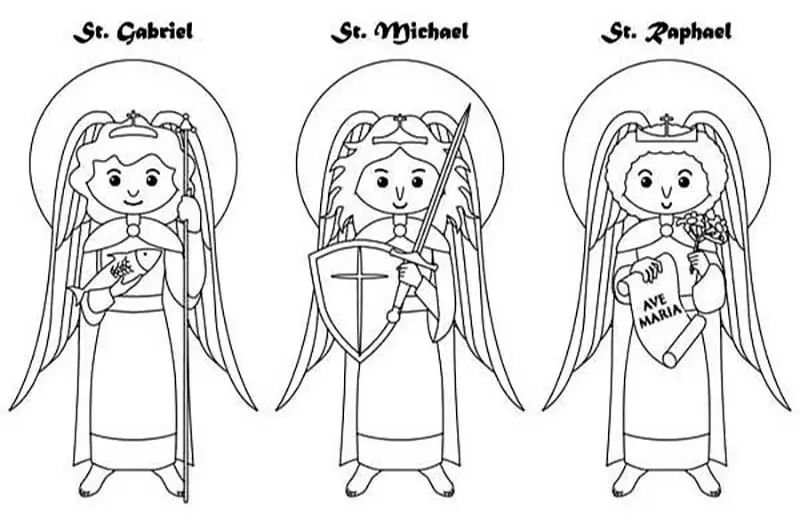 all saints day coloring page