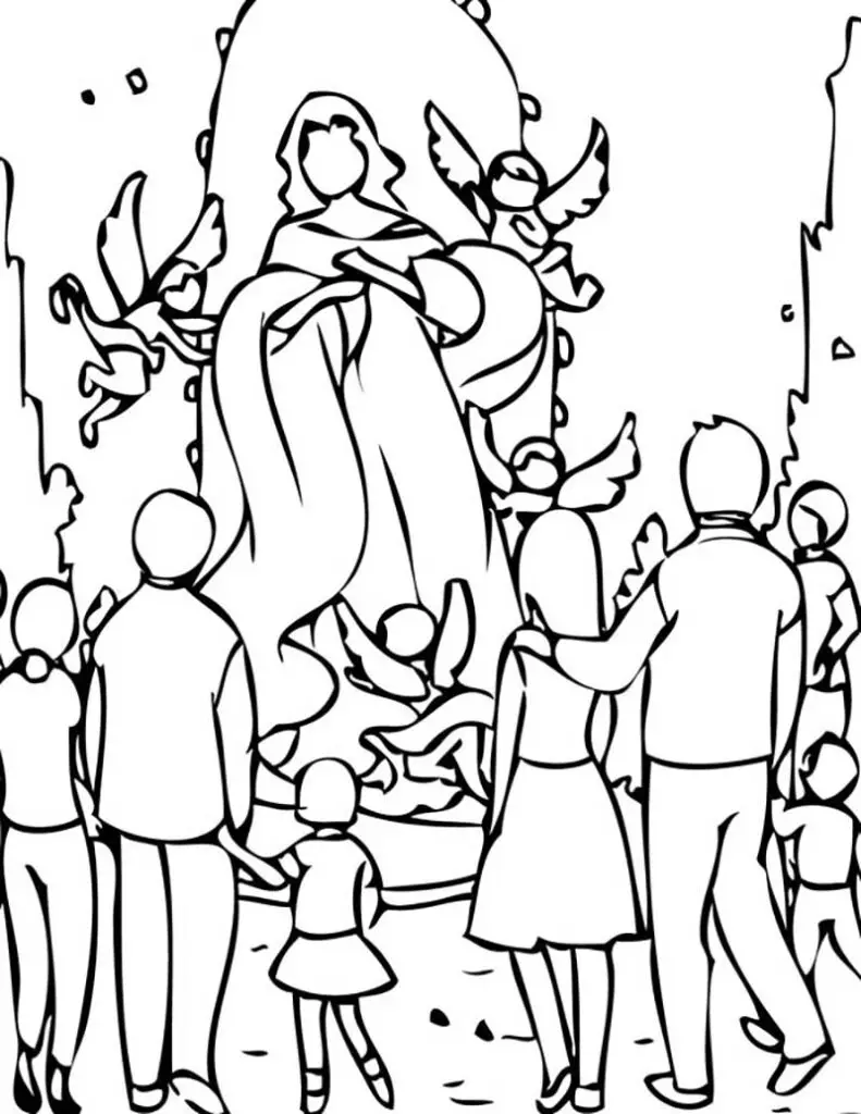 all souls day coloring page