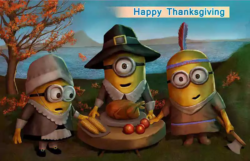 minion thanksgiving image