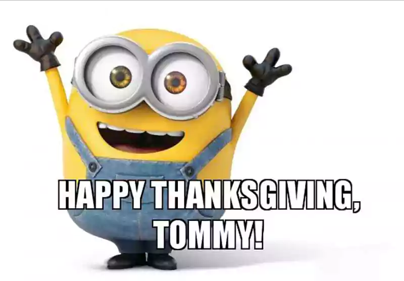 minion thanksgiving image