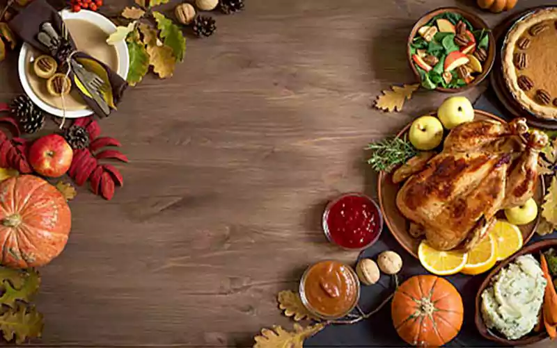 thanksgiving dinner background