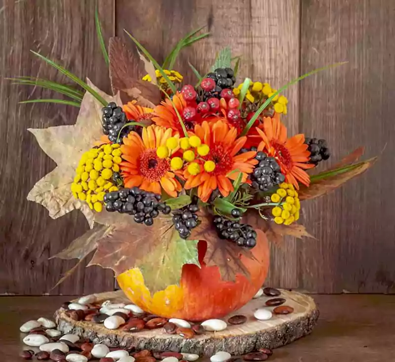 thanksgiving flowers image