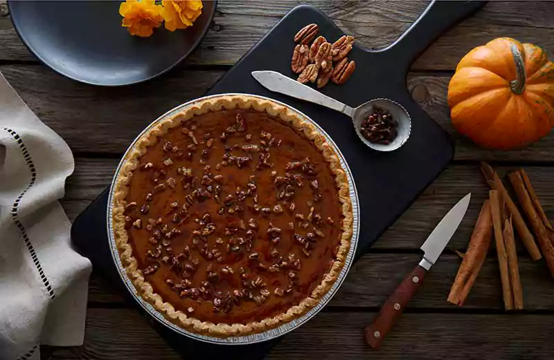 Thanksgiving Pie Background