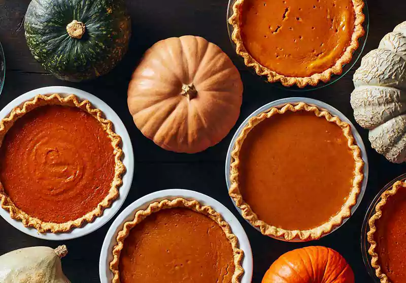 Thanksgiving Pie Background