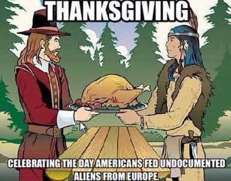 anti thanksgiving meme