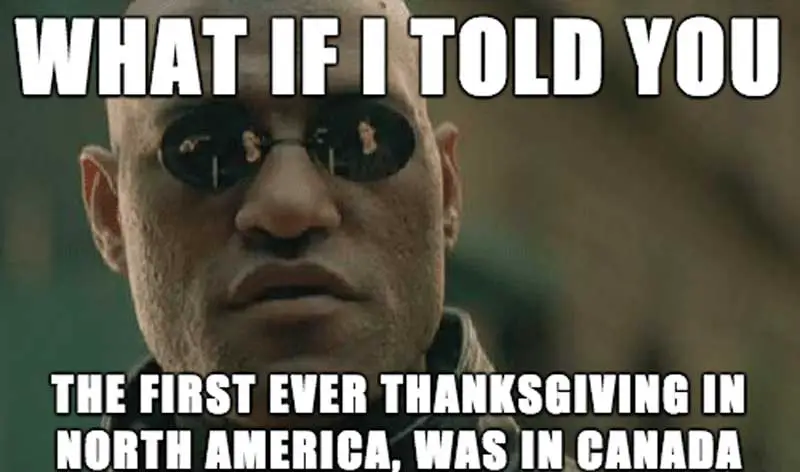 canadian thanksgiving meme