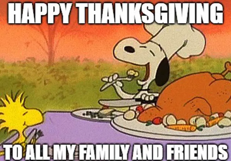 charlie brown thanksgiving meme
