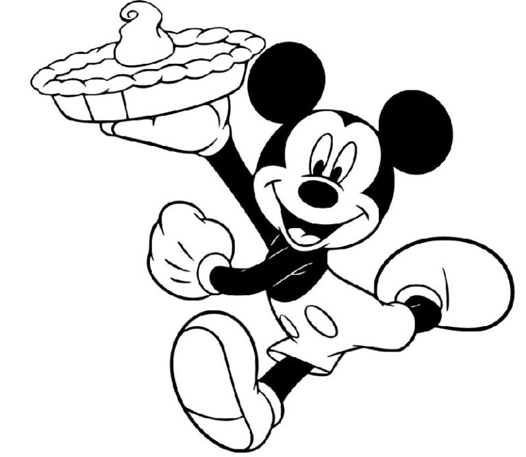 50+ Disney Thanksgiving Coloring Pages Free Download 2023 ...