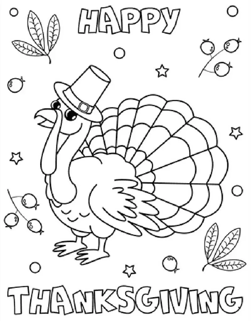 funny thanksgiving coloring pages