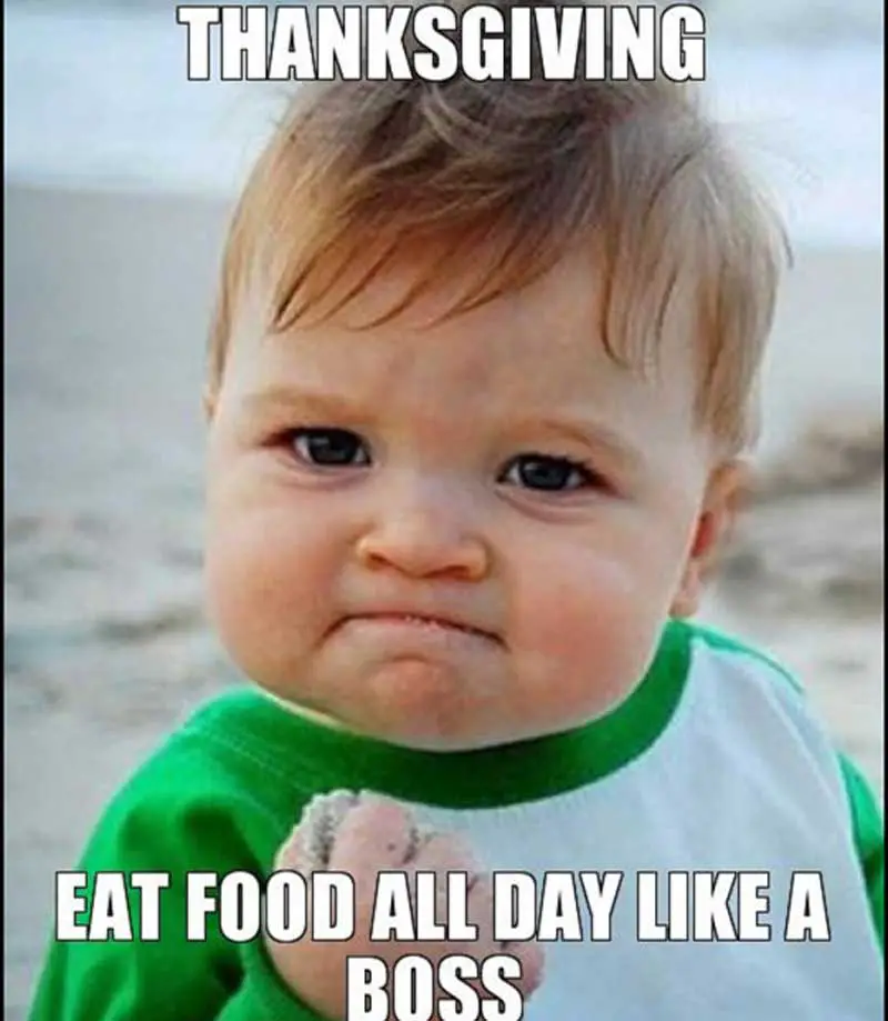 me on thanksgiving meme