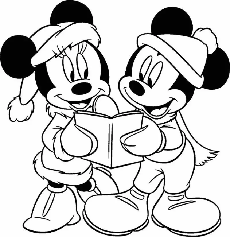 mickey mouse thanksgiving coloring page