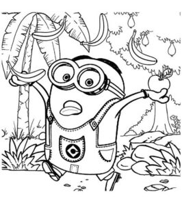 50+ Minion Thanksgiving Coloring Pages Free Download 2023 ...
