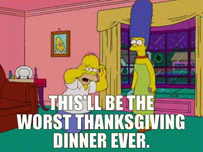 simpsons thanksgiving gif