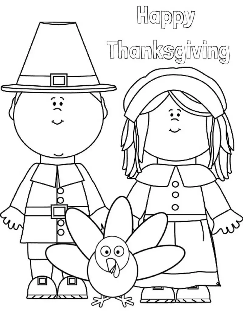 thanksgiving coloring pages for toddlers
