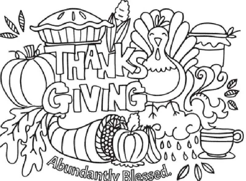 thanksgiving coloring pages for toddlers
