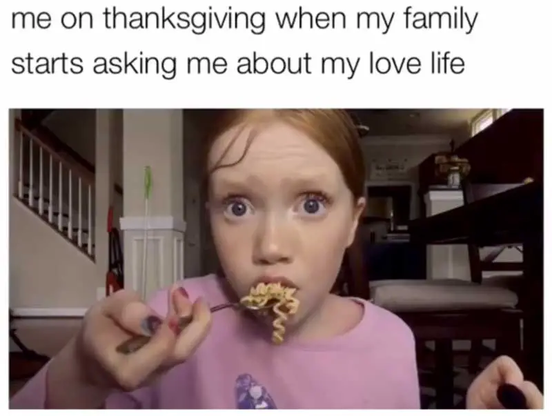 thanksgiving family meme