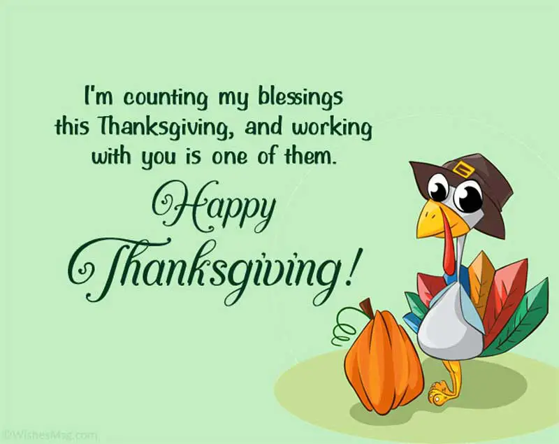 thanksgiving greetings to employees