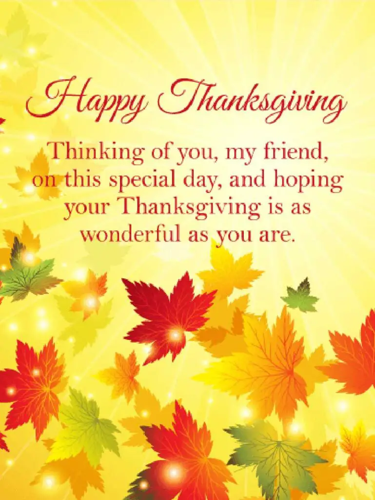 thanksgiving greetings to friends