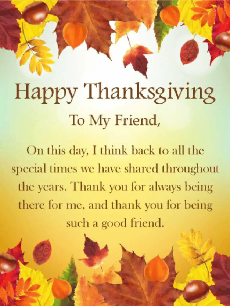 thanksgiving greetings to friends