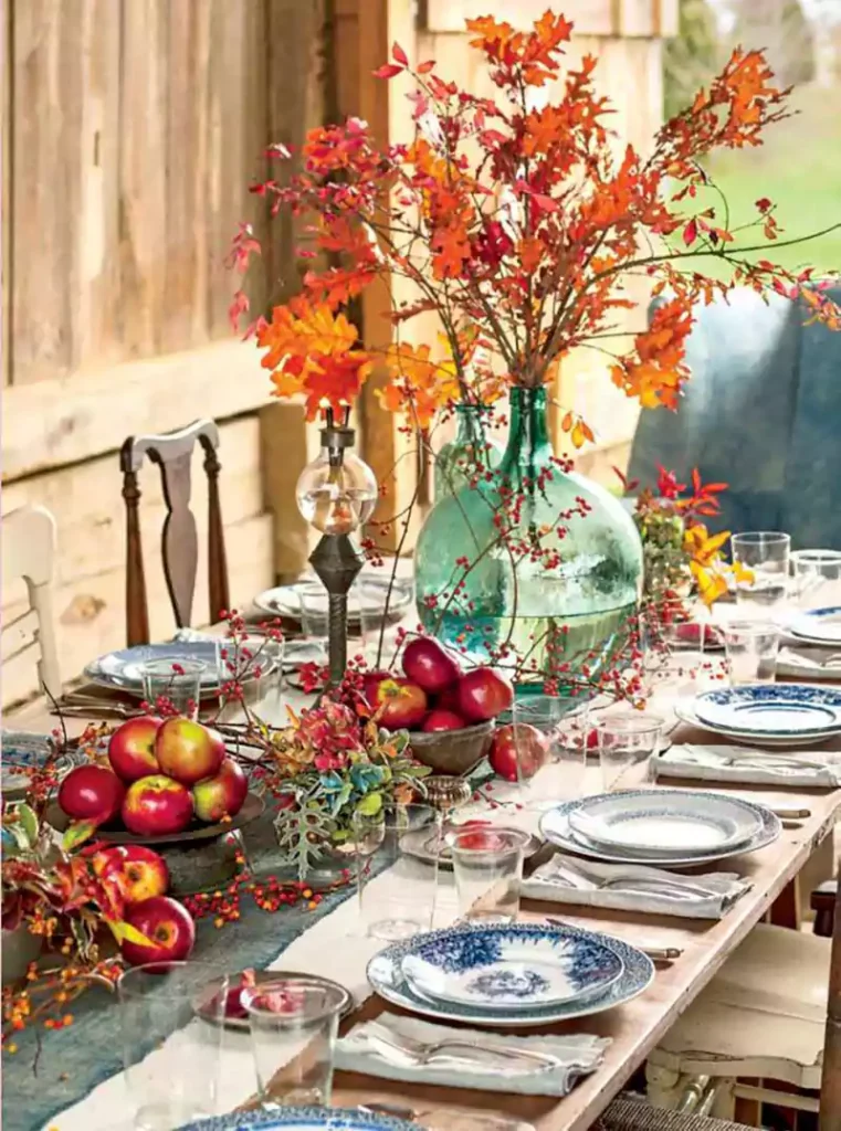 thanksgiving table background