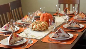 thanksgiving table background