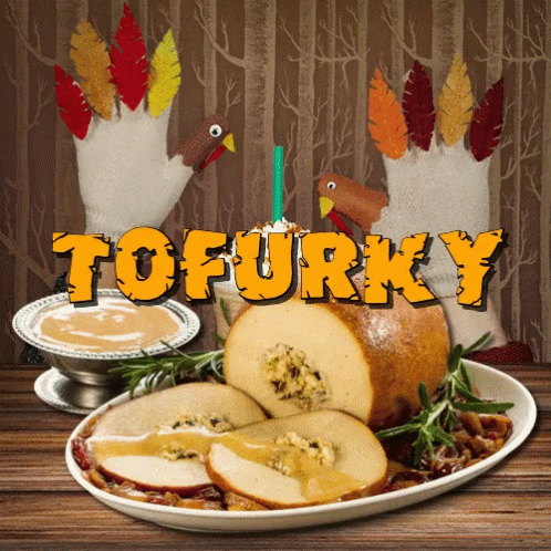 vegan thanksgiving gif