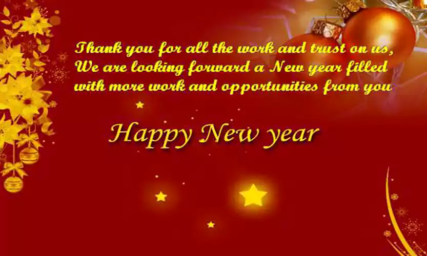 Business Professional New Year Greetings