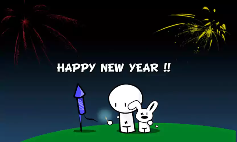 Funny New Year images cartoon