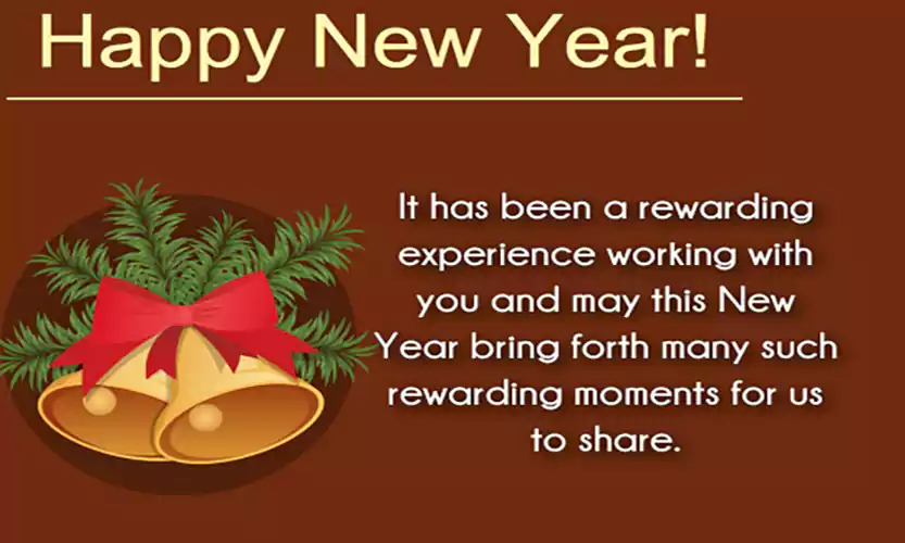 business New Year messages and corporate New Year greetings