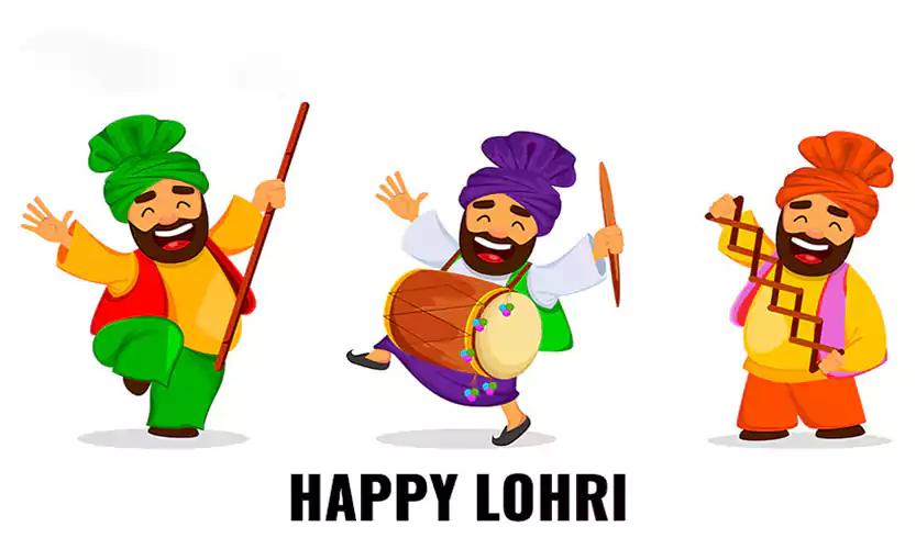 happy lohri cartoon images