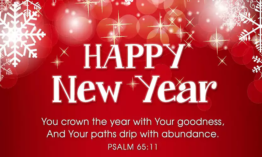 happy new year bible verse