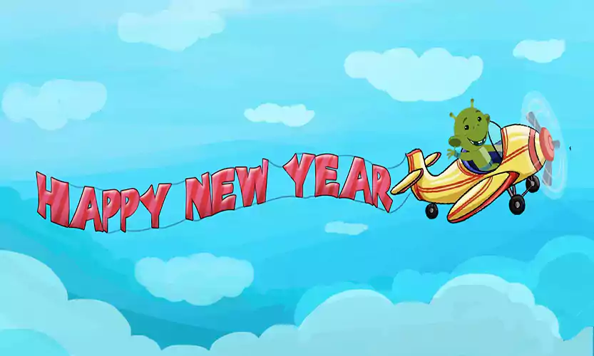 happy new year cartoon images